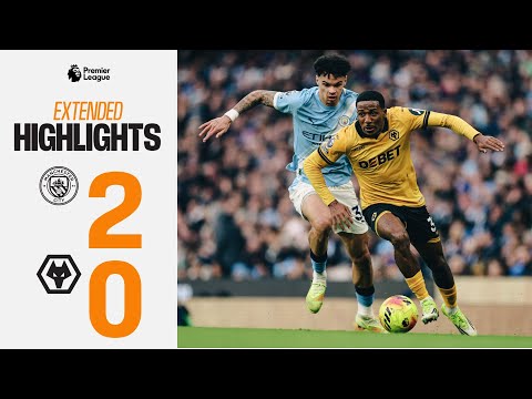 Defeat on the road | Manchester City 2-0 Wolves | Extended Highlights