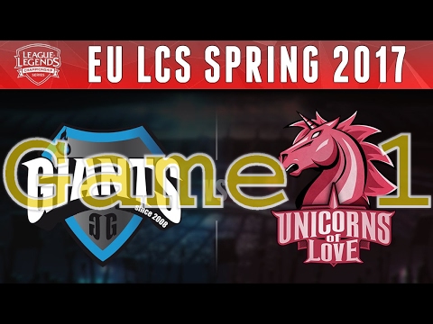 Highlights: EU LCS Spring 2017 - GIA vs UOL Game 1