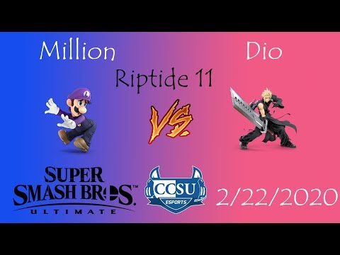 Riptide 11 CCSU Smash Ultimate - Million (Luigi) vs Dio (Cloud)