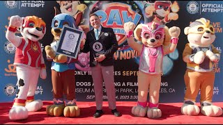 Paramount PAW Patrol: The Mighty Movie Breaks Guinness