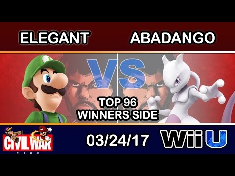 2GGC: Civil War - LG | Abadango (Mewtwo) Vs. BSD | Elegant (Luigi) Top 96 Winners Side