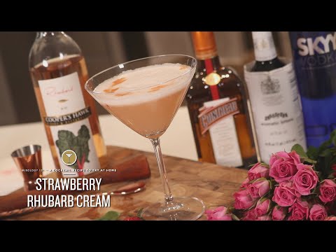 Mixology 101 - Strawberry Rhubarb Cream