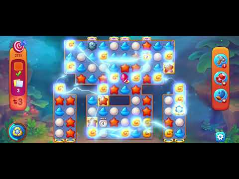 Fishdom gameplay level 2731