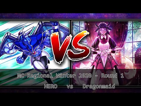 Yu-Gi-Oh! MC Regional Winter 2020  - Round 1 HERO vs Dragonmaid