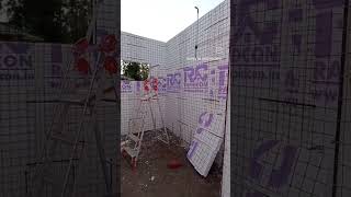 EPS Construction technology | India🇮🇳 | RAPIDCON #construction #fastconstruction #house #building