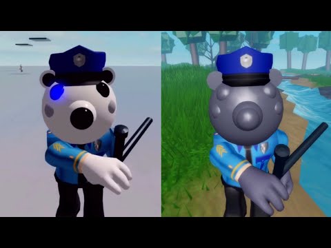 The Piggy Battle. Poley and The Unknown Officer Comparison jumpscares