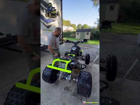 How to lube your ATV chain - yfz450r #atv #yfz450r #chain #lube #maintenance