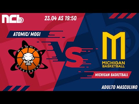 ATOMIC/MOGI X MICHIGAN BASKETBALL - NCB ADULTO MASCULINO 2022.1