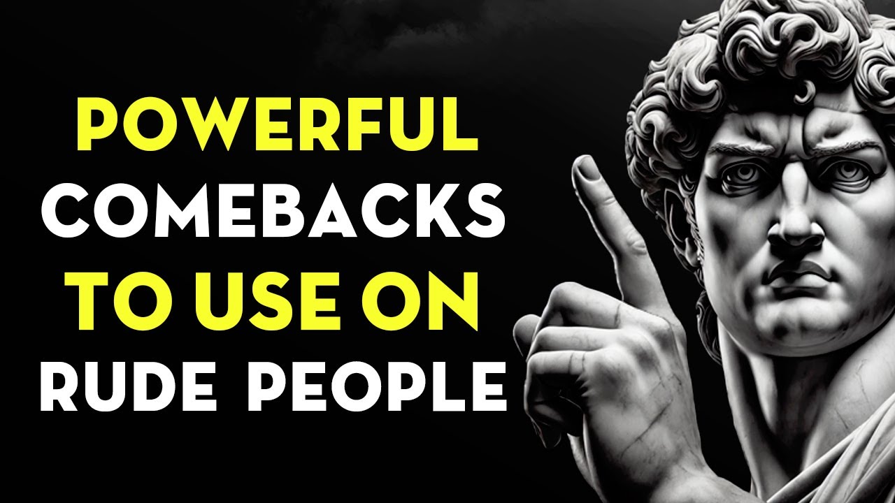 How To Respond to An Insulting Person | Marcus Aurelius Stoicism