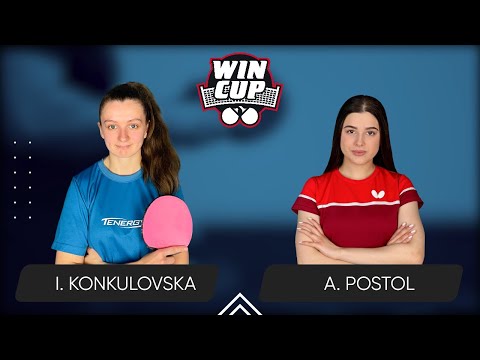 09:30 Iryna Konkulovska - Anastasiia Postol 04.10.2024 WINCUP Women Master. TABLE 1