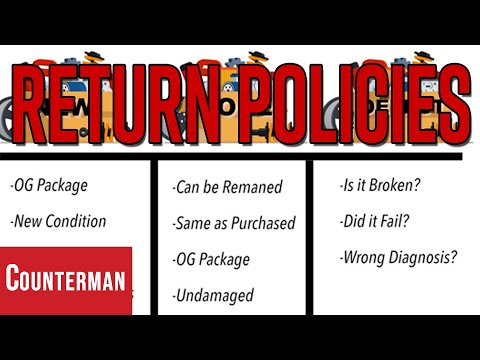 Oreillys Return Policy