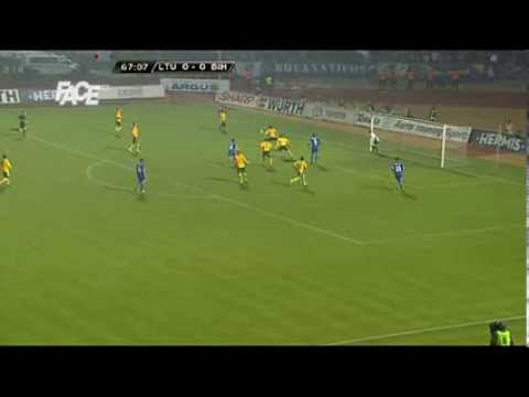 Litvanija 0:1 BiH | Ibišević - BHFudbal.Ba