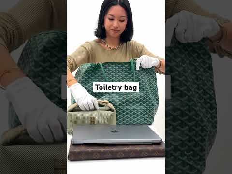 What fits inside the Goyard Saint Louis GM tote?