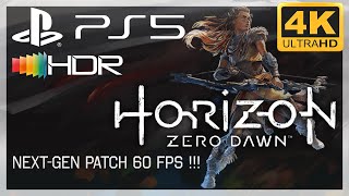 [4K/HDR] Horizon Zero Dawn (Next-Gen Patch) / Playstation 5 Gameplay / 60 fps !!