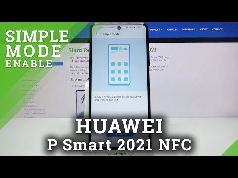 How to Enable Easy Mode in HUAWEI P Smart 2021 NFC – Set Up Simple Mode