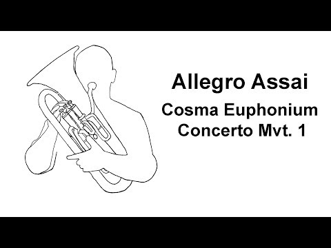 Allegro Assai - Cosma Euphonium Concerto MVT. 1 - Thomas Gusewelle, Euphonium