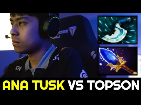 T1.ANA Mid vs T1.TOPSON — Scepter Tusk vs Windranger 7.32b Dota 2