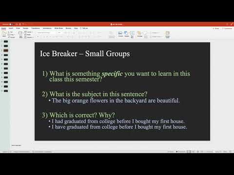 01-20-2022 - ESLG 310 - SP22 - Thursday Zoom Meeting