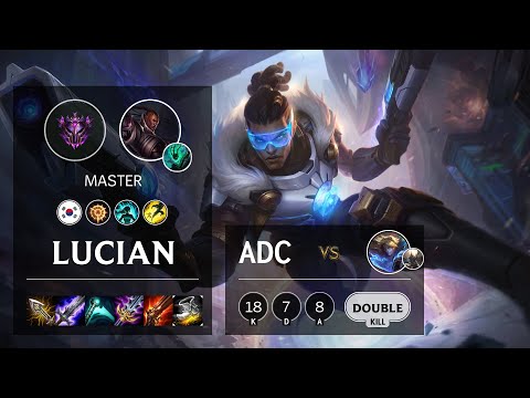 Lucian ADC vs Ezreal - KR Master Patch 10.16