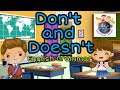 Don't and Doesn't - English Grammar