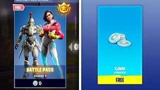 free fortnite season 9 battle pass 100 legit free v bucks - free v bucks season 9