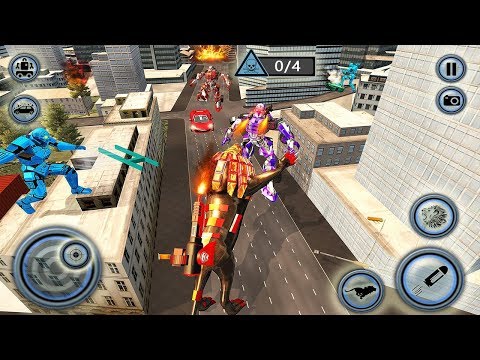 Ultimate Wild Lion Robot: Car Robot Transform Game Android GamePlay HD