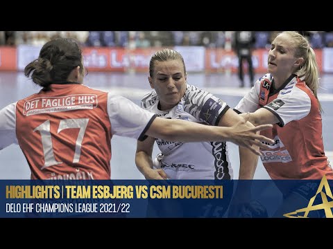 HIGHLIGHTS | Team Esbjerg vs CSM Bucuresti | Round 1 | DELO EHF Champions League 2021/22