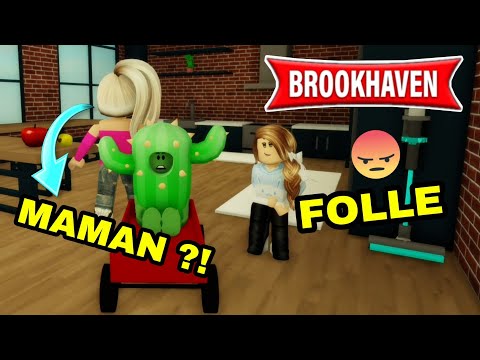 CACTUS HAS A CRAZY AND HORRIBLE MOM! BROOKHAVEN RP - ROBLOX