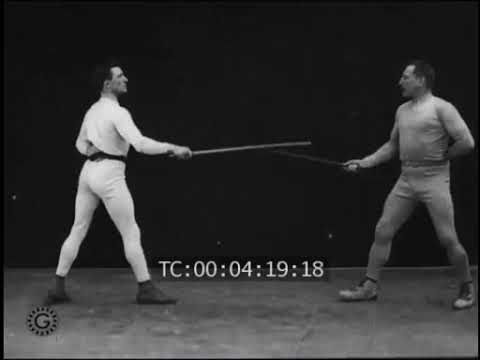 1900 Canne Fencing Joseph Pierre Charlemont