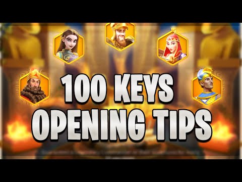 Guaranteed Legendary Commander Free [ Heart Desire ] 100 Key Opening | Rise of Kingdoms