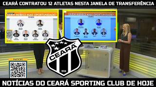 Balanço dos contratados: Ceará contratou 12 atletas nesta janela de transferência