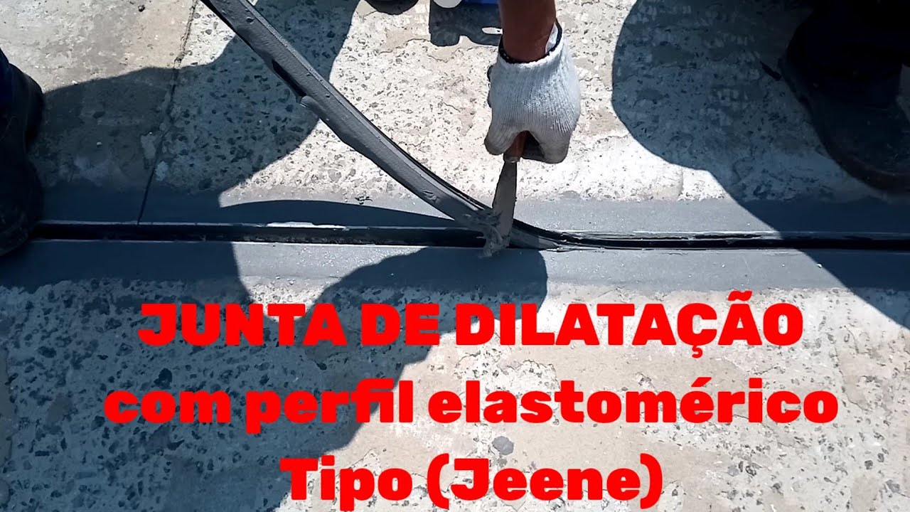 JUNTA DE DILATAÇÃO COM PERFIL ELASTOMÉRICO - TIPO - JUNTA JEENE