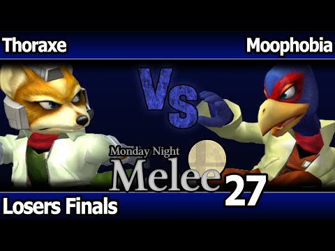 MNM 27 Melee - Thoraxe (Fox) vs Moophobia (Falco) - Losers Finals
