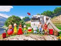 Shinchan Franklin Start A New Trip Camping Van Journey Los Santos To Forest In GTA 5