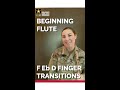 Beginning Flute Series: First notes- F Eb D