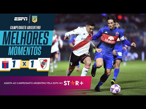 RIVER PLATE SAI NA FRENTE COM UM GOLAÇO, MAS TOMA EMPATE DO TIGRE PELO ARGENTINO | Melhores Momentos