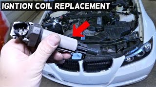 HOW TO REPLACE IGNITION COIL ON BMW E90 E91 E92 E93