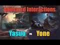 Yasuo vs Yone ! (Animated Special Interactions) Yasuo New Quotes !