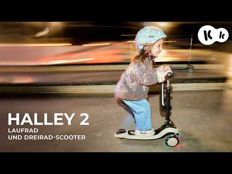 Monopattino Evolutivo 2in1 con Seduta HALLEY 2 Green