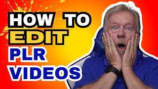 How To Edit PLR Videos