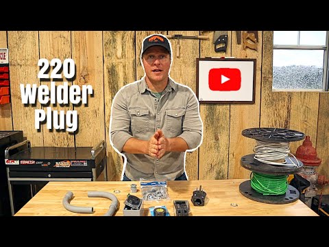 FINALLY! IT’S EASY!  How to wire a 220 volt outlet for a welder.