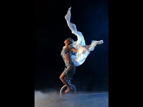 Alesya Gulevich - Hula Hoop Artist - Hoop La La - Lyrical Unicycle (Demo)