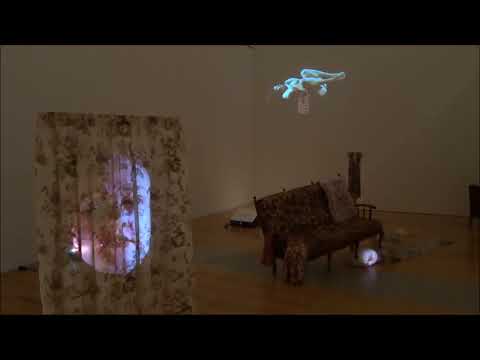 ART VIDEO  - Tony Oursler Installation -  Berardo collection,  Lisbon