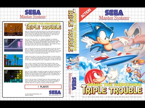 Sonic Triple Trouble (PAL) SEGA Master System Complete Soundtrack CD