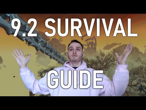 WoW 9.2 Survival Hunter PvE Guide  - Discussing ST and AoE Rotations, Potential Covenants etc