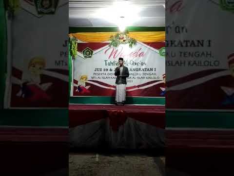 Kultum Bahasa Arab pada acara wisudah tahfidz Quran di Negeri Kailolo