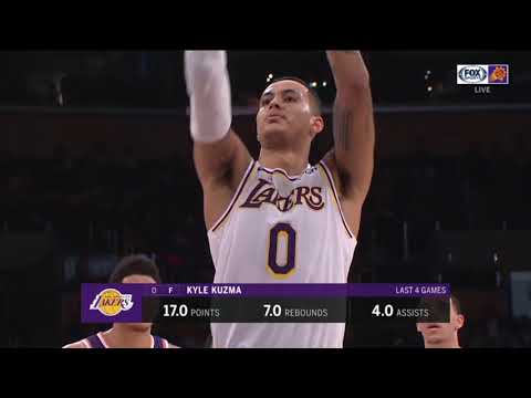 Kyle Kuzma vs PHX 23 PTS         12.02.18