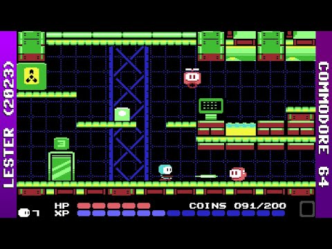 Lester Longplay (C64) [QHD] [Homebrew] [2023]