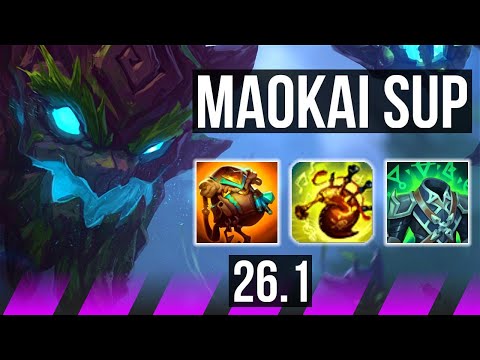 MAOKAI & Miss Fortune vs PYKE & Ezreal (SUP) | 28K damage | EUW Master | 26.1