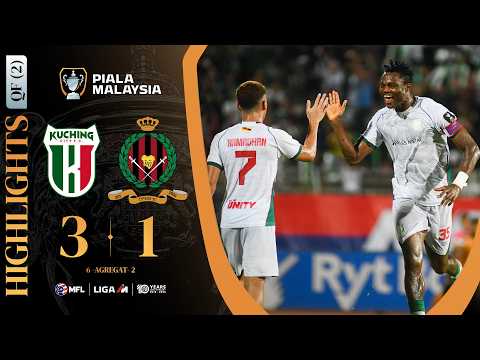 Kuching City FC 3-1 DPMM FC | Highlights | Piala Malaysia 2025-2026 | QF (2)